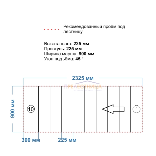 мини фото 3,  "Стандарт-225" высота 2250-2350